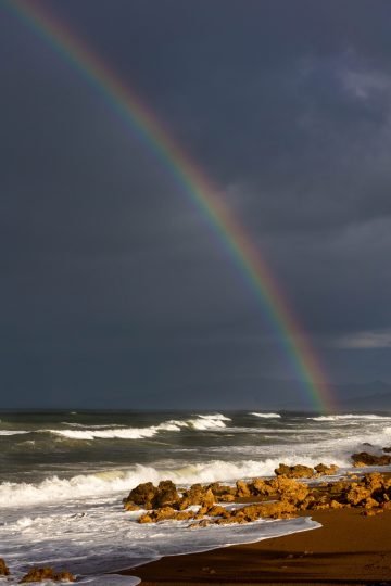 Reisfotografie regenboog Griekenland