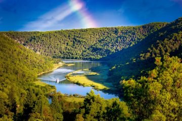 Dronefotografie Krka watervallen Kroatië reizen